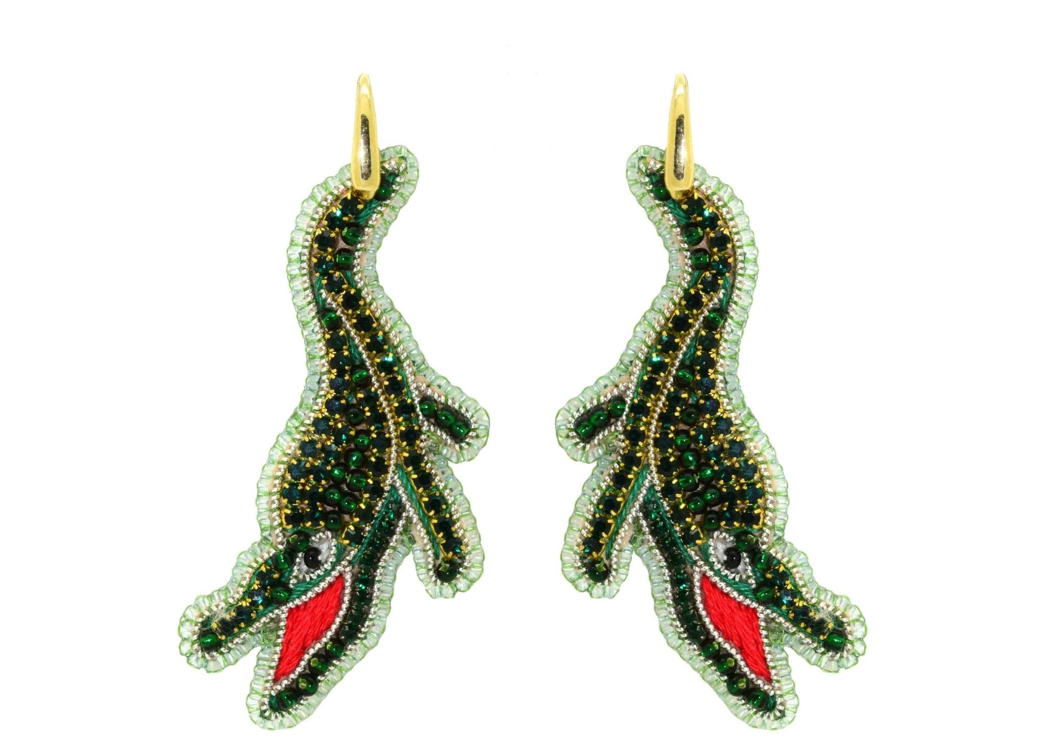 Miccy's | See you later Alligator | PatchArt Earrings
