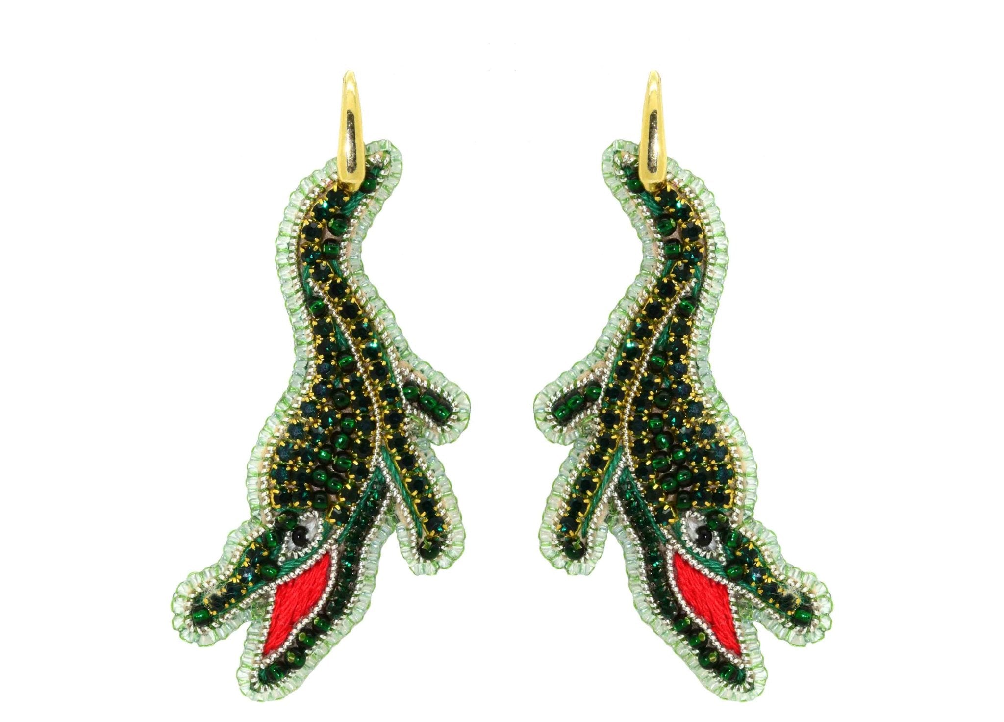 Miccy's | See you later Alligator | PatchArt Earrings