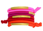 Miccy's | Set of 4 14K Golden Tube Bracelets