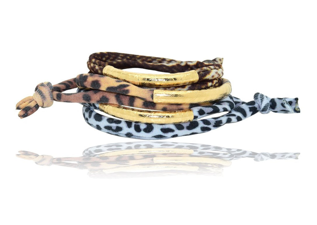 Set of 6 14K Golden Tube Bracelets - Miccy's Jewelz Europe
