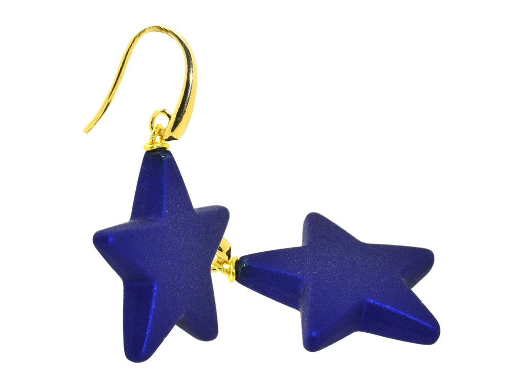 Miccy's | Single Star Blue | Resin Earrings