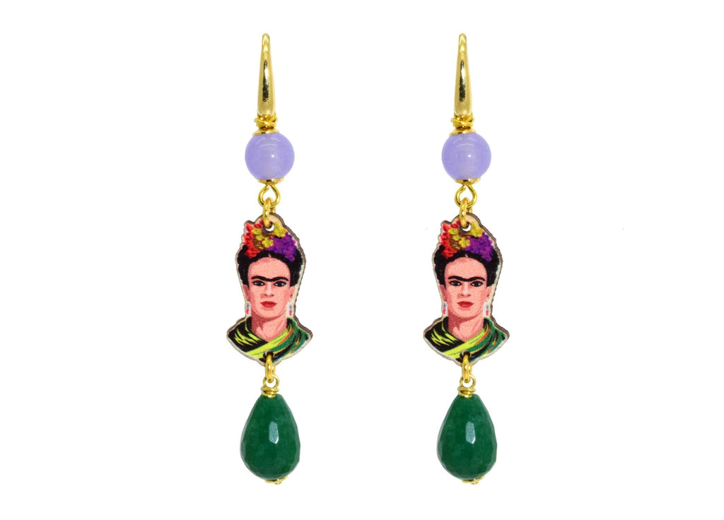 The New Frida Kahlo | Resin Earrings - Miccy's Jewelz Europe