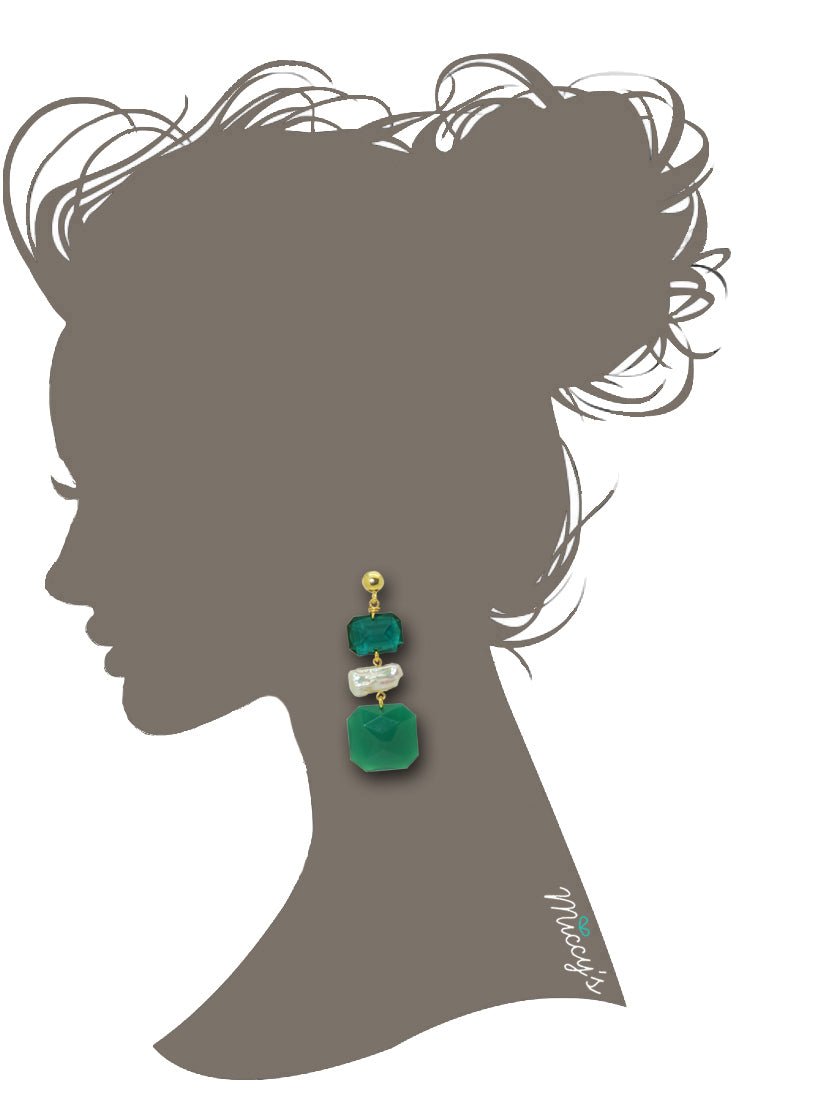 Miccy's | Tiffany Green | Resin Earrings