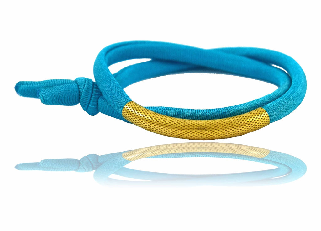 Miccy's | Turquoise 14K Golden Tube Bracelet