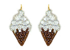 Miccy's | Vanilla Ice Cream | PatchArt Earrings