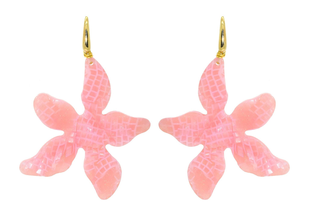 Viola Pink | Resin Earrings - Miccy's Jewelz Europe